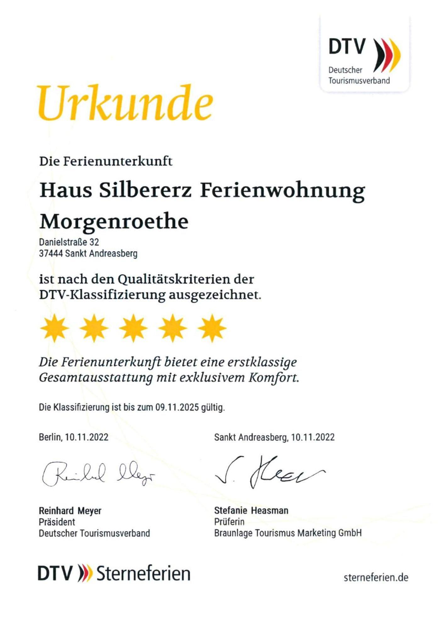 Morgenroethe 5 Sterne Ferienwohnung Sankt Andreasberg Exterior photo
